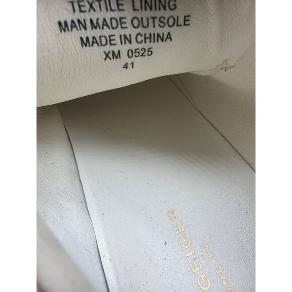 KURT GEIGER LONDON Women's Laney Platform Low Top Sneakers White Leather EUR 41 - Picture 9 of 11